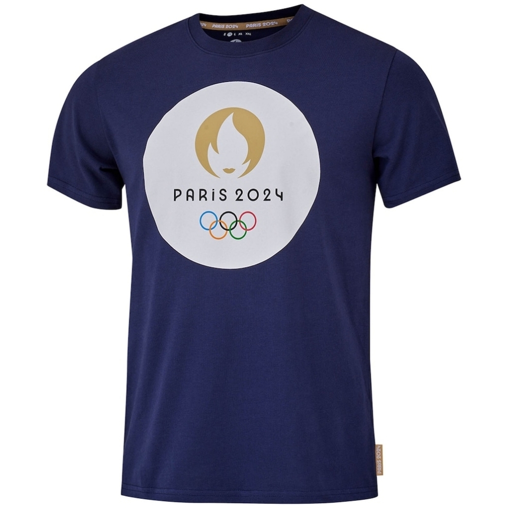 Paris 2024 Olympics Logo T-Shirt - Marine
